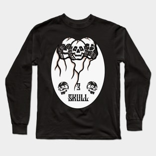 Egg and skull Long Sleeve T-Shirt